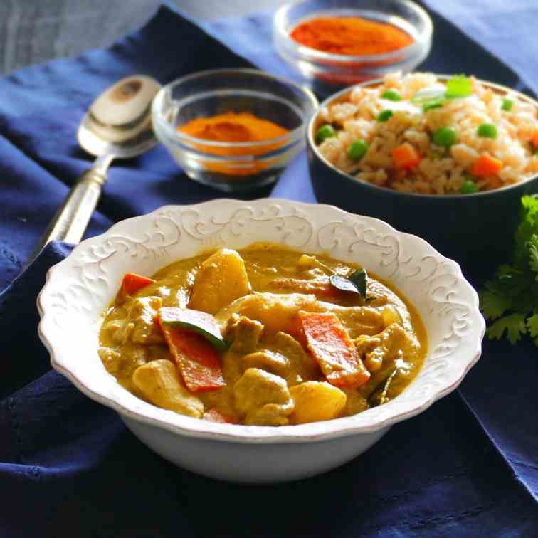 Instant Pot Thai Yellow Curry with Chicken