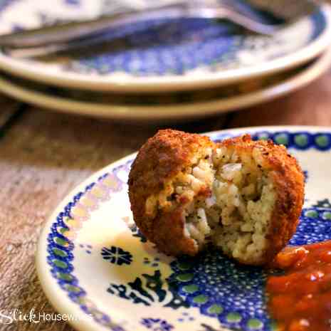 Fried Italian Rice Balls Recipe