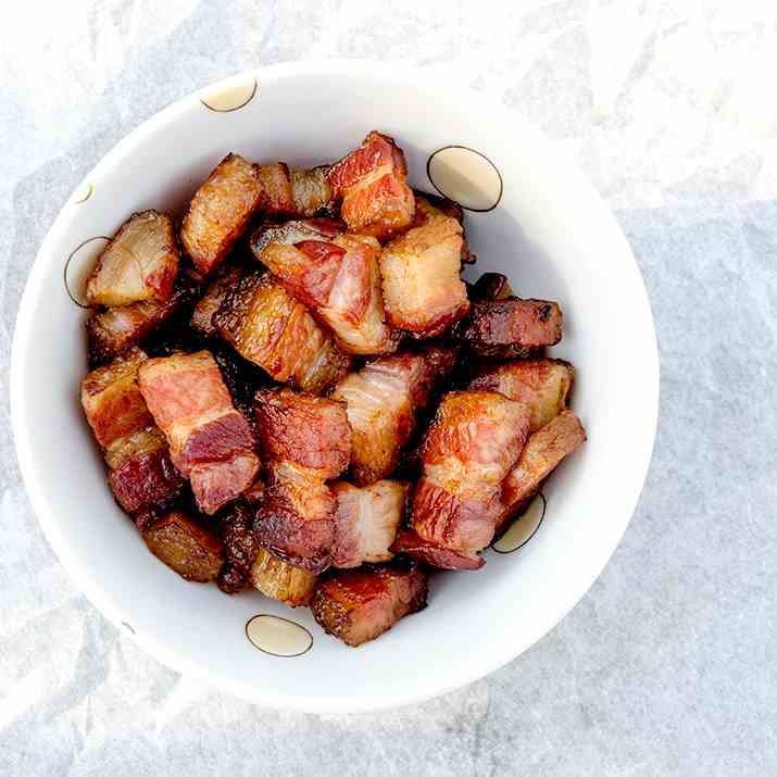 Crispy, Crunchy Bacon Lardons