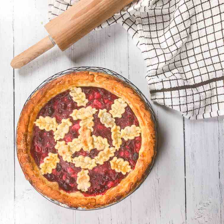 Cranberry-Pear Pie