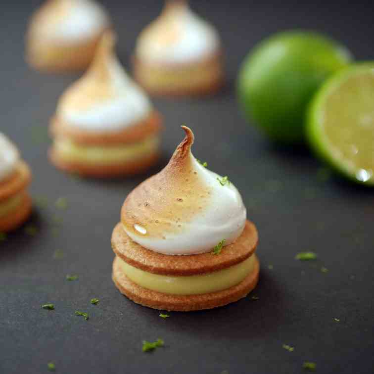 Lime Meringue Cookies