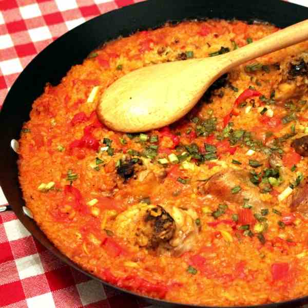 Simple Paella with CHicken