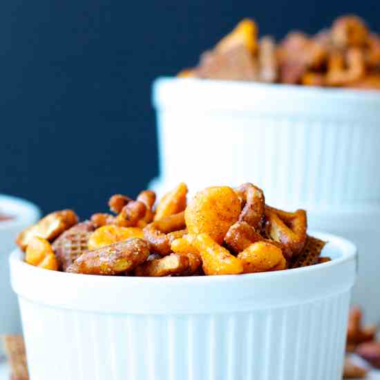 Sweet and Spicy Snack Mix