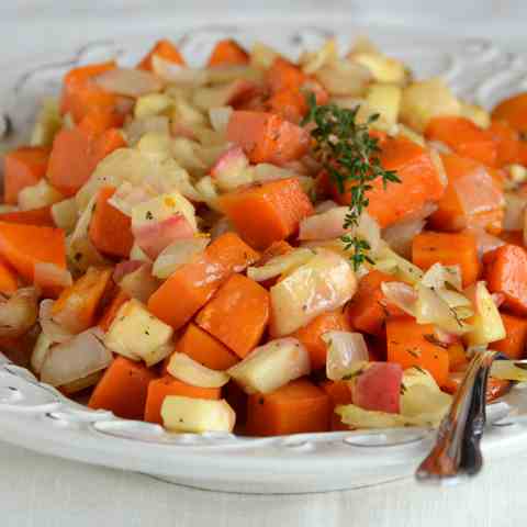 Sweet & Savory Roasted Butternut Squash