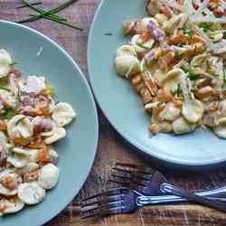 Butternut, Bacon & Bell Pepper Carbonara