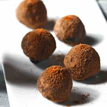 Chocolate Garam Masala Truffles