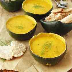 Harissa Spiced Gem Squash Soup