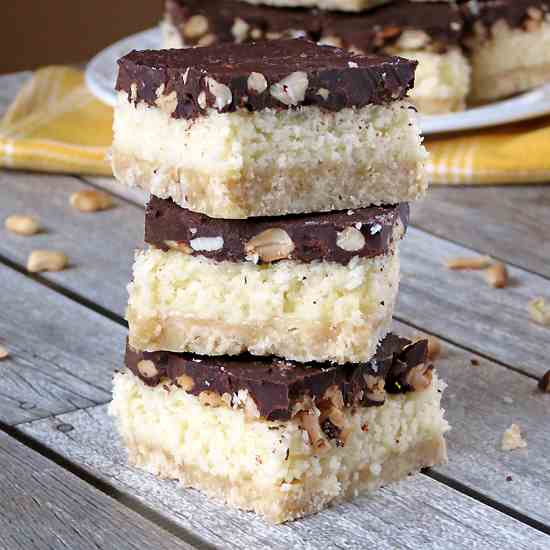 Chocolate Coconut Cookie Bars