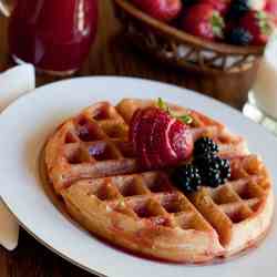 Whole Wheat Yeast Waffles