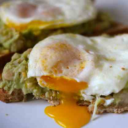 Avocado White Bean & Egg Toast