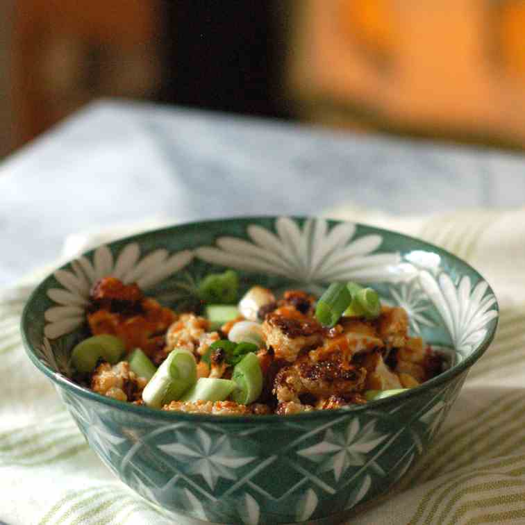 Sweet and Spicy Korean Cauliflower