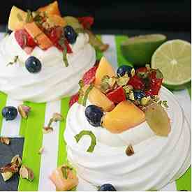 Mini Fruit Pavlovas