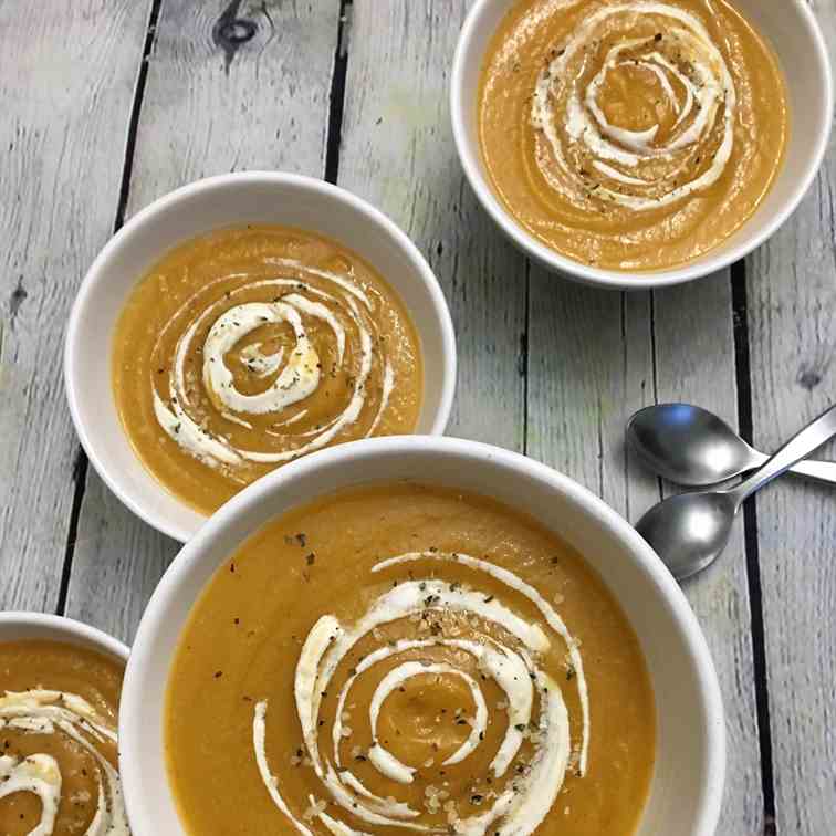 Spiced Sweet Potato Soup