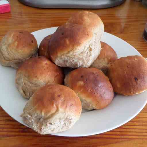 Rye Yeast Rolls