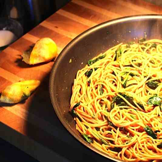 Aglio e Olio with Lemon