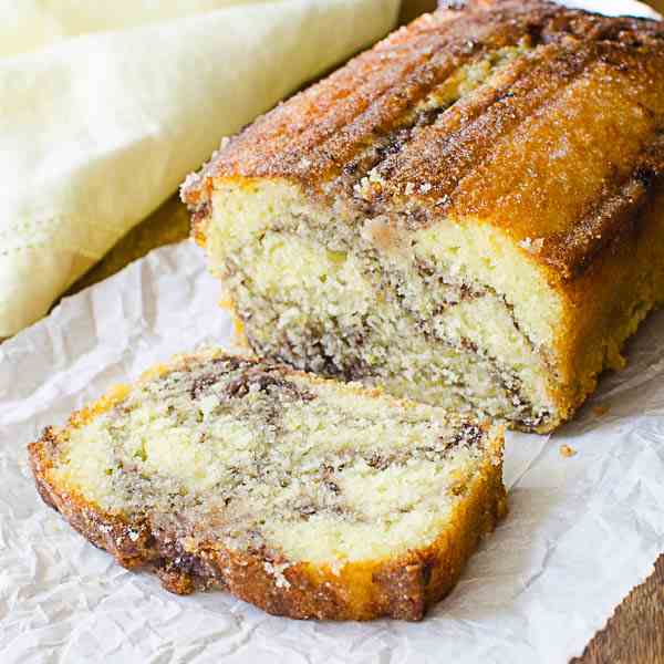 Meyer Lemon Blackberry Swirl Loaf