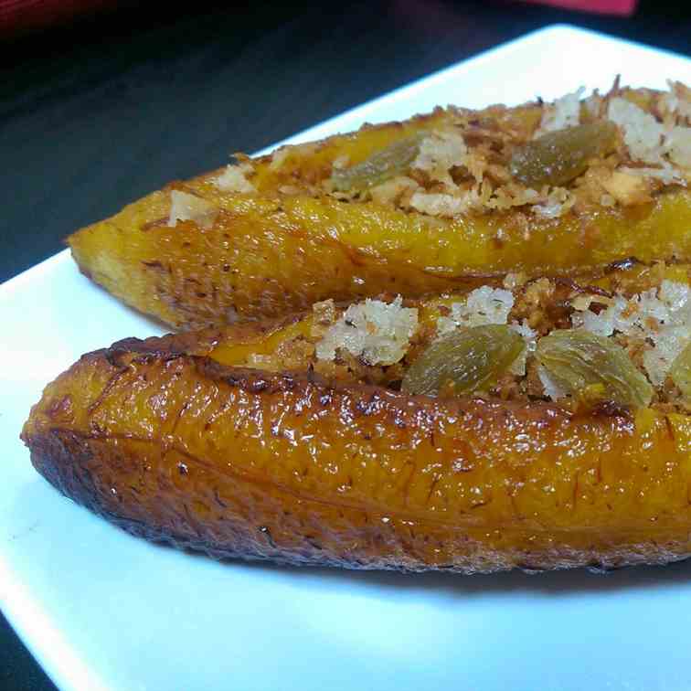 Pazham nirachath- stuffed banana