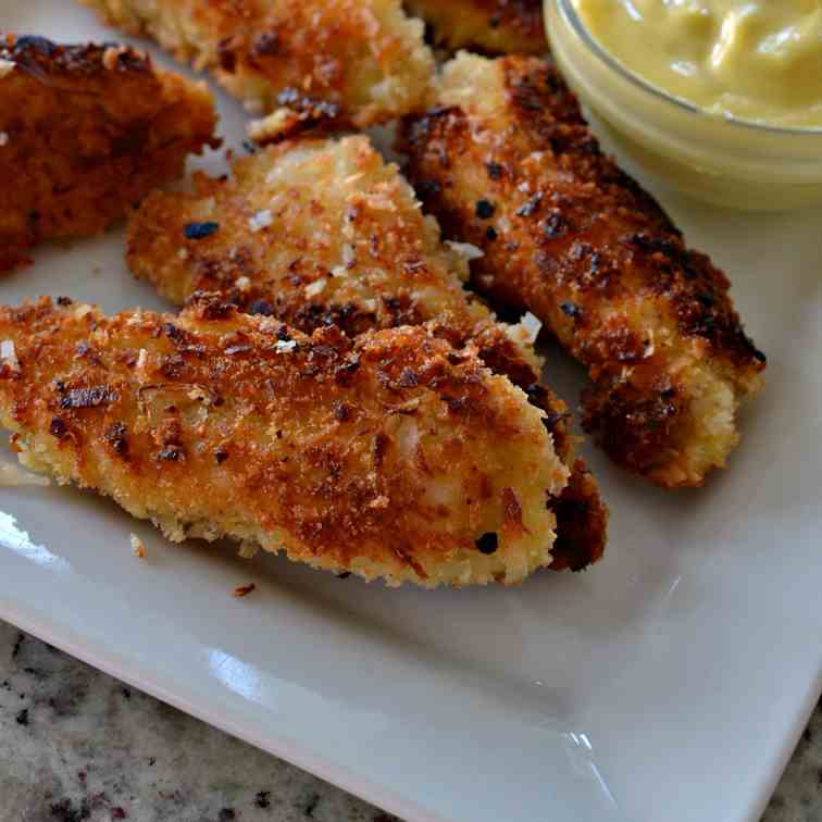 Coconut Chicken with Honey Mustard Sauce 