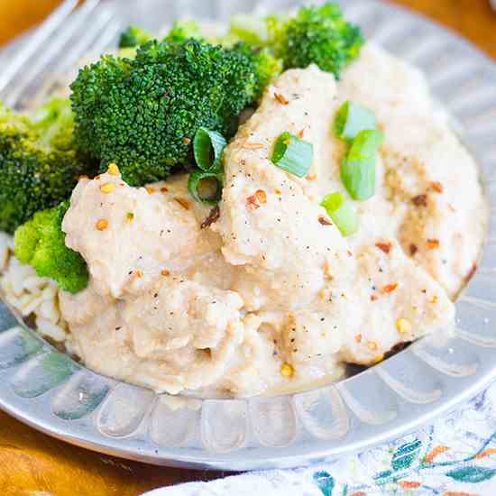 Slow Cooker Thai Peanut Chicken