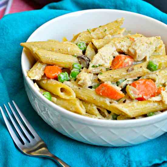 Chicken Pot Pie Pasta