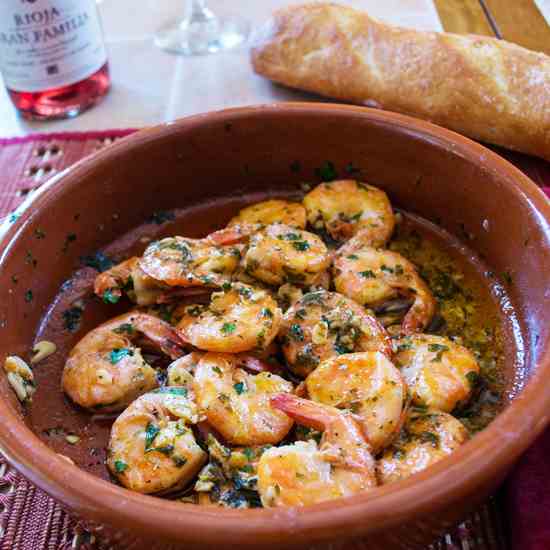 Gambas Al Ajillo (Garlic Shrimp)