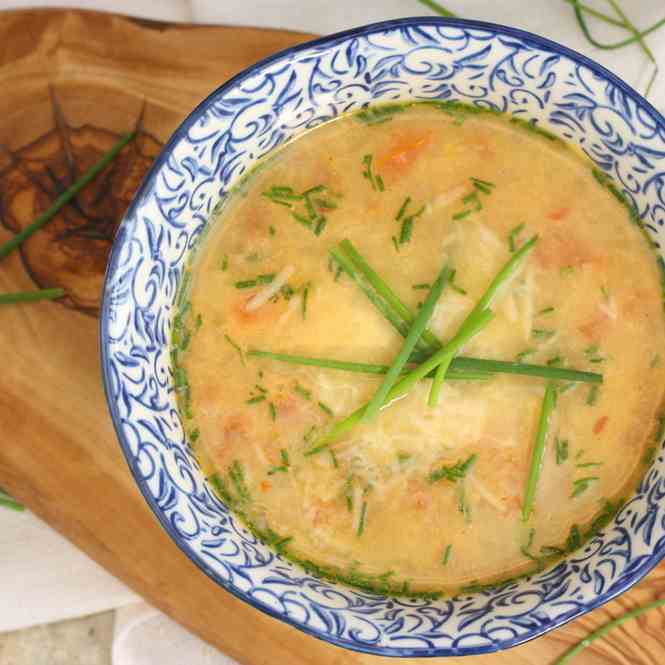 Chicken Vegetable Egg Drop Soup