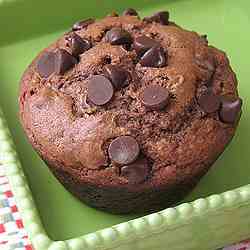 Chocolate Chocolate Chip Muffins