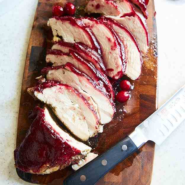 Cranberry Glazed Turkey Breast Recipe