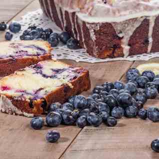 Paleo Lemon and Blueberry Loaf