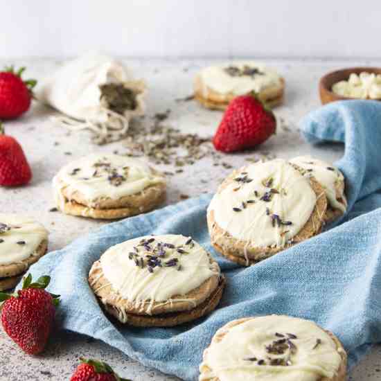 Strawberry Lavender Cookies