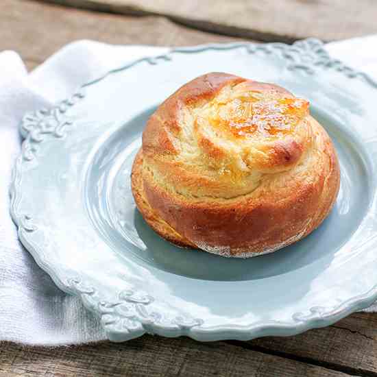 Brioche Jam Rolls