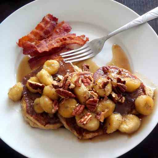 Bananas Foster Pancakes