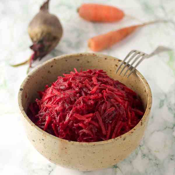 Beet and carrot salad