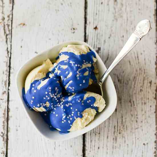 Blue Chocolate Magic Shell Recipe