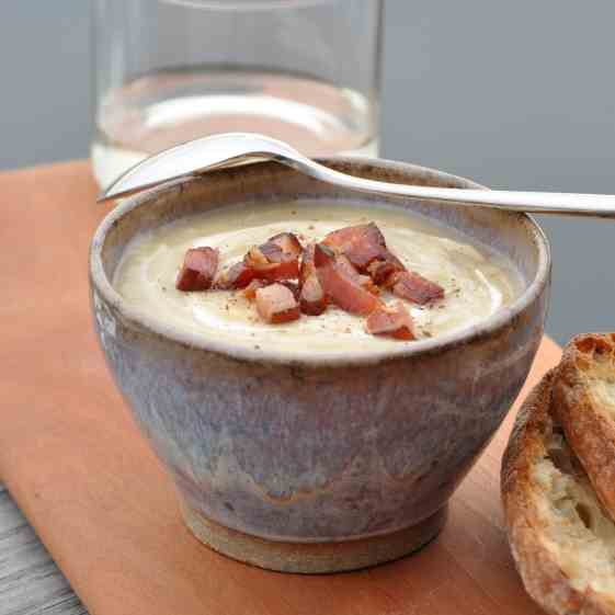 Smokey Potato Leek Soup