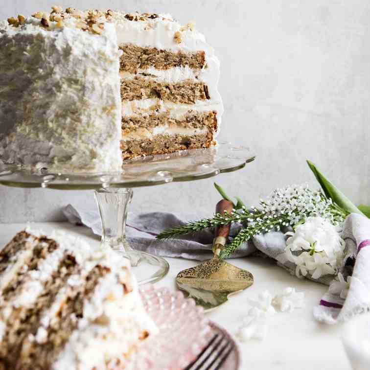 Banana Walnut Cake