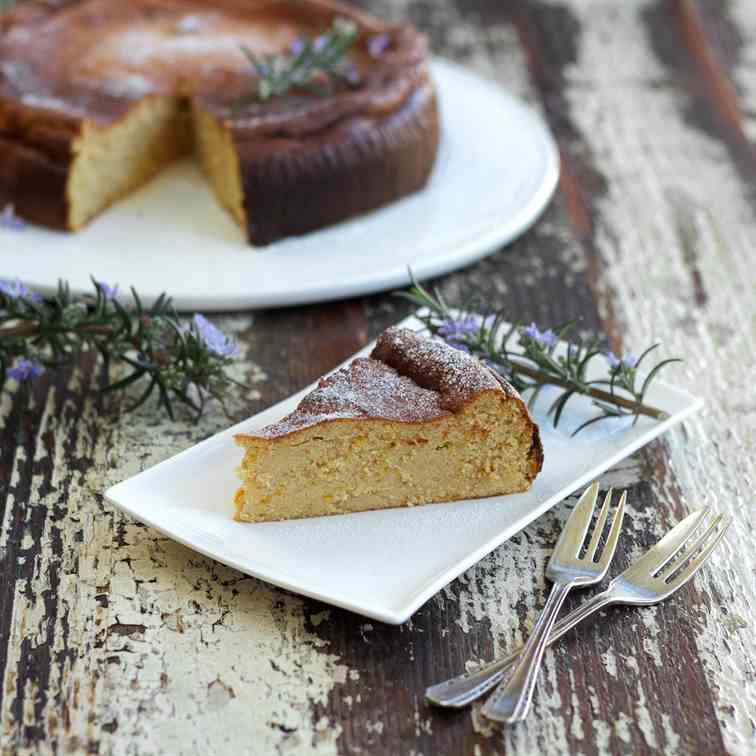 Blood Orange & Almond Protein Cake