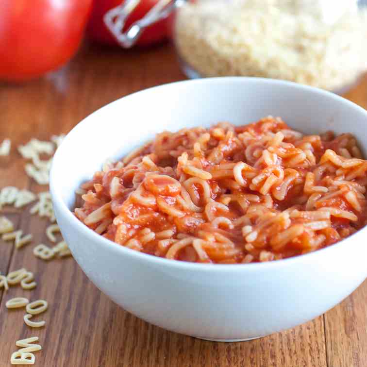 Healthier Homemade Spaghettios