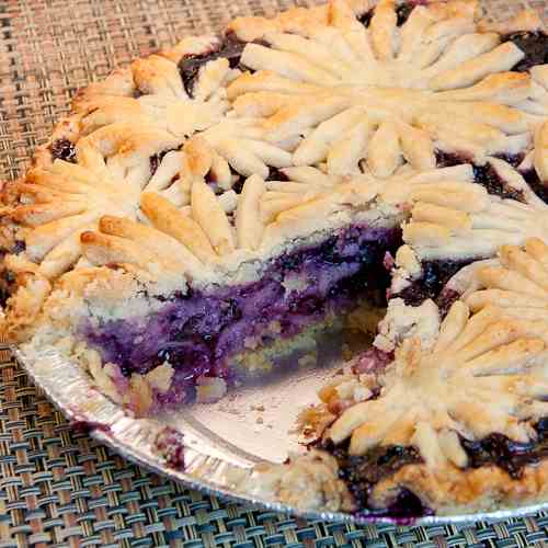 Blueberry Goat Cheese Pie