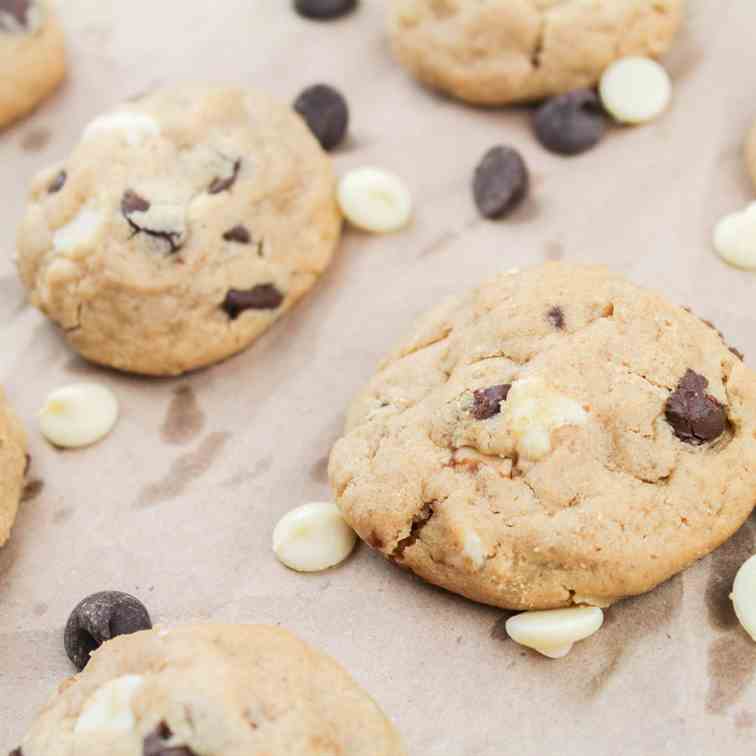 Peanut Butter Cookies with Chocolate Chips