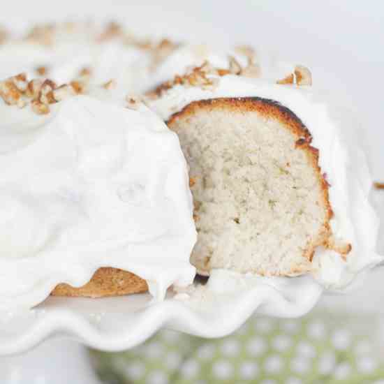 Gluten Free Banana Coconut Cake