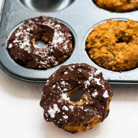 Baked Chia Pumpkin Pie Donut