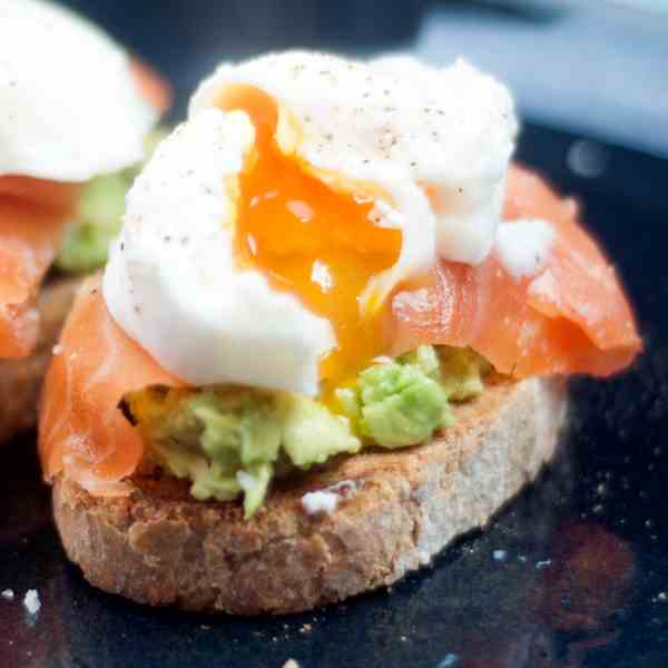 Poached Eggs, Smoked Salmon - Avocado