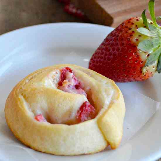 Strawberry Cheese Danish