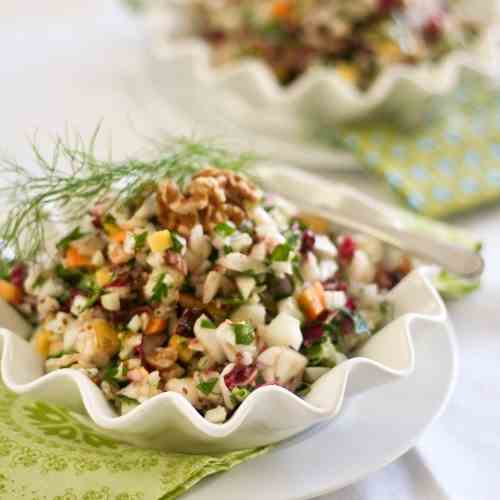 Fennel, Pear and Cranberry Salad