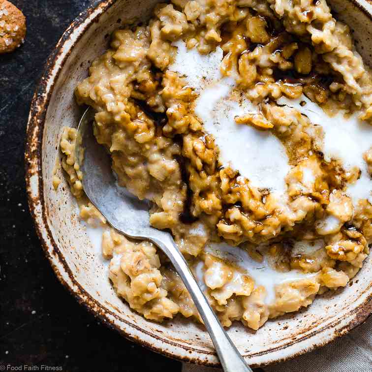 Gingerbread Protein Oatmeal