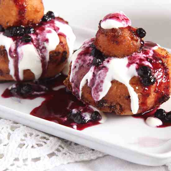 Romanian Cheese Doughnuts