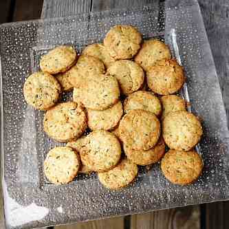 Rosemary and Parmesan Crackers