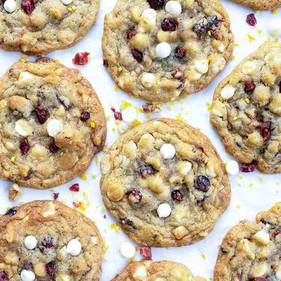 White Chocolate Cranberry Cookies