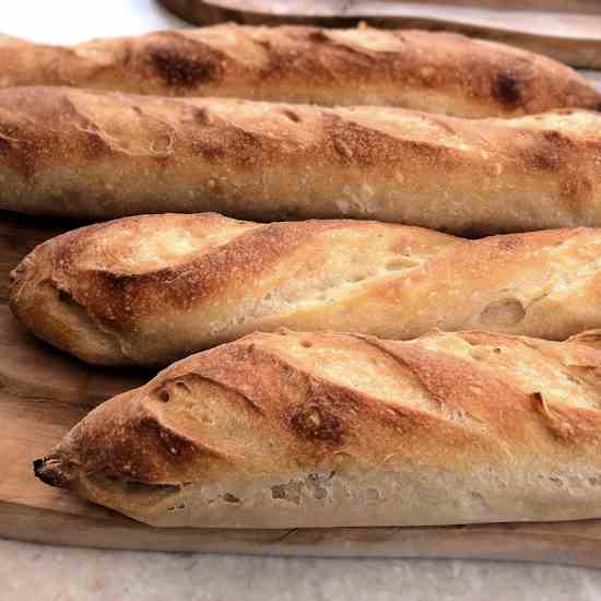 sourdough baguettes